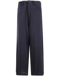 Y's Yohji Yamamoto - Long Straight Trousers - Lyst