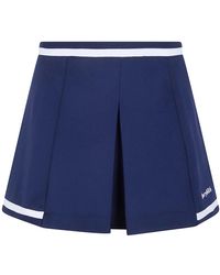 Sporty & Rich - Serif Logo "Mila" Skirt - Lyst