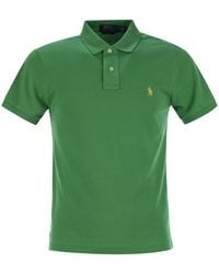 Polo Ralph Lauren - Slim-Fit Pique Polo Shirt - Lyst