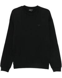 Emporio Armani - Logo-Embroidered Sweatshirt - Lyst