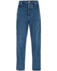 Bottega Veneta - Denim Con Gamba Morbida E Dettaglio - Lyst