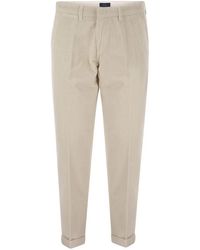 Fay - Slim Corduroy Trousers - Lyst