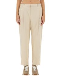Brunello Cucinelli - Cropped Fit Pants - Lyst