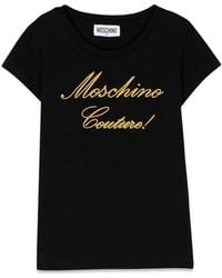 Moschino - Short Sleeve Logo T-Shirt - Lyst