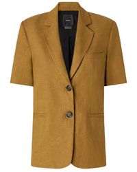 Pinko - Stretch Cotton Jacket - Lyst