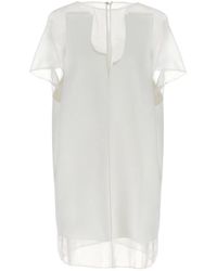 KHAITE - Polyester Short Dress - Lyst