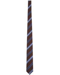 Ferragamo - Striped Silk-Wool Tie - Lyst