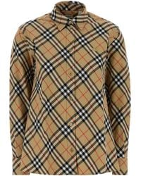 Burberry - Checks Regular Shirt - Lyst