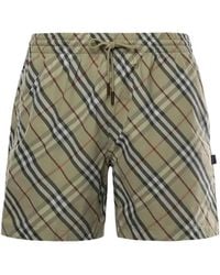 Burberry - Swimsuit Seb Chk - Lyst