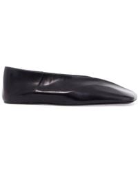 Jil Sander - Square Ballet Flats - Lyst