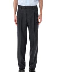 mfpen - Classic Wide Straight Wool Trousers - Lyst