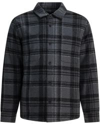 Vince - Check Overshirt Jacket - Lyst
