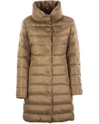 Fay - Long Down Jacket With Hook - Lyst