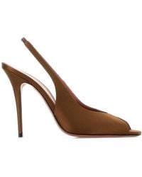 AMINA MUADDI - Satin Kristina Sandals - Lyst