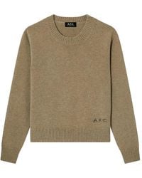 A.P.C. - Anna Boxy Wool Sweater - Lyst
