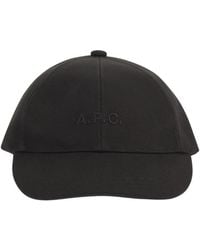 A.P.C. - Embroidered Logo Cap - Lyst