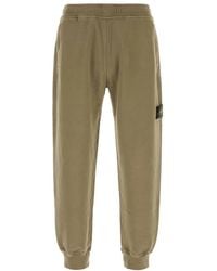 Stone Island - Army Cotton Joggers - Lyst