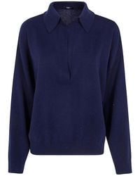 Seventy - Wool Cashmere Blend Polo Neck Sweater - Lyst