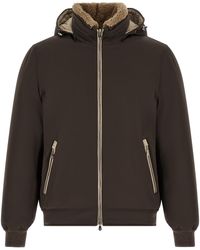 Brunello Cucinelli - Polyamide Full-Length Jacket Clothing - Lyst