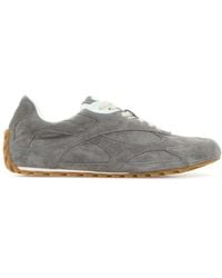Bottega Veneta - Suede Orbit Flash Sneakers - Lyst