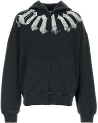 Palm Angels - Charcoal Cotton Oversize Sweatshirt - Lyst