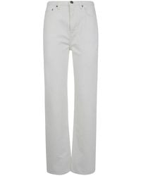 Loulou de Saison - "Jude" Straight Leg Jeans - Lyst