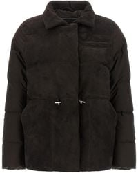 Kiton - Drawstring Down Jacket - Lyst