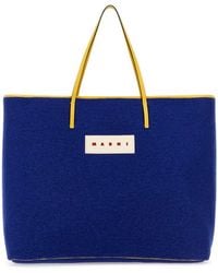 Marni - Felt Medium Janus Shopping Bag - Lyst