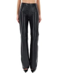 Haikure - Star Denim & Leather Pants - Lyst