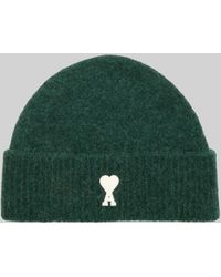 Ami Paris - Alpaca Ami De Coeur Beanie - Lyst