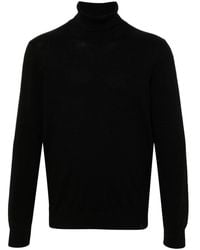 Fay - Wool Ribbed Turtleneck Sweater - Lyst