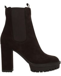 Gianvito Rossi - Barry Suede Leather Boots - Lyst