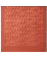 Fendi - Ff Silk Stole - Lyst