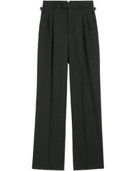 Ami Paris - High-Waist Tailored Suit Pants With Wide-Leg Silhouette - Lyst