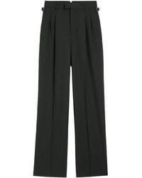 Ami Paris - High-Waist Tailored Suit Pants With Wide-Leg Silhouette - Lyst