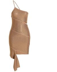 ANDREADAMO - Sequin One Shoulder Dress - Lyst