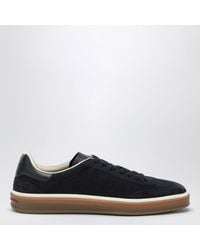 Loro Piana - Tennis Walk Suede Sneakers - Lyst