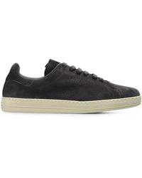 Tom Ford - Calf Leather Cotton Flat Shoes - Lyst