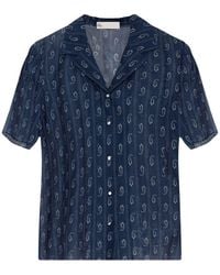 Tory Burch - Cotton And Silk Blend Shirt - Lyst