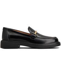 Tod's - Loafers With Logo Plaque - Lyst