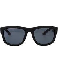 Prada Linea Rossa - Rubber Nylon Sunglasses - Lyst