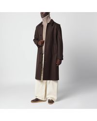 Schneiders - Alexander Chocolate Wool Long Coat - Lyst