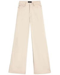 7 For All Mankind - Lotta Wide Leg Stretch Denim Jeans - Lyst