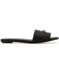 McQueen - Leather Slippers - Lyst