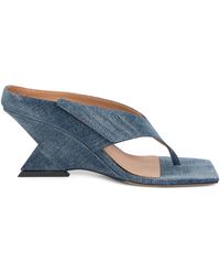 The Attico - Sandals With Irregular Heel - Lyst
