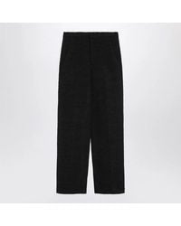 Loulou de Saison - Straight Bouclé Trousers - Lyst