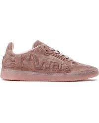 Alexander Wang - Suede Sneakers With Embossed Lex Logo - Lyst