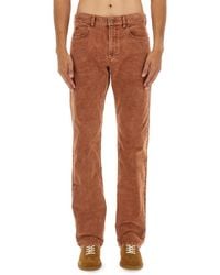 Isabel Marant - Straight-Leg Corduroy Pants With Textured Finish - Lyst