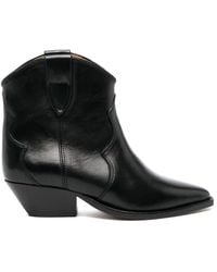 Isabel Marant - Dewina Leather Bootie - Lyst