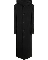 Y's Yohji Yamamoto - U-Long C W/ Hoodie Coat - Lyst